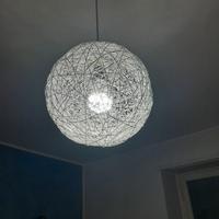 2 Lampadario moderna a globo intercetta cromo