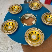 Spazzola con dischi diamantati fissi DISPONIBILE