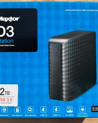 Maxtor D3 Station Hard Disk Esterno 2TB USB 3.0