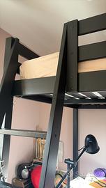 Letto soppalco matrimoniale ikea materasso memory