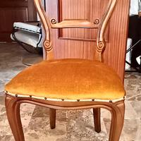 Set di 6 sedie stile classico 