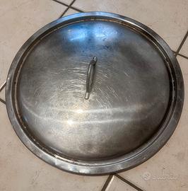 Coperchio acciaio inox, diametro 40 cm
