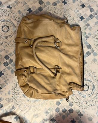 Borsa in pelle Maxima Milano Made in Italy beige
