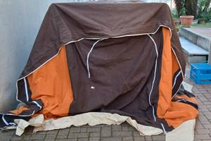 Telo di copertura per carrello tenda con veranda