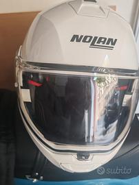    casco come nuovo noland modulare bianco