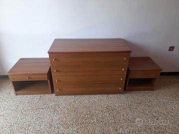 Cassettiera e comodini