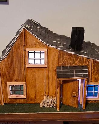 casetta in legno prateria 