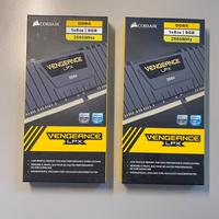 2 moduli RAM Corsair Vengeance DDR4 1x8GB 2666 Mhz