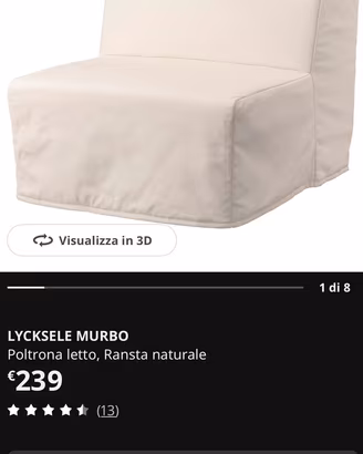 Poltrona letto Ikea