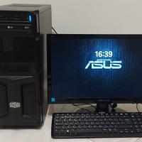 Pc Asus fisso intel i3 8GB veloce HDMI-DVI-VGA.