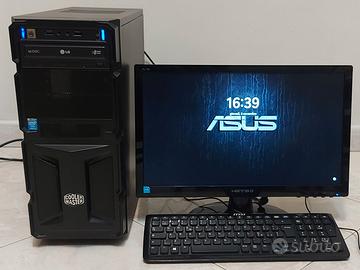 Pc Asus fisso intel i3 8GB veloce HDMI-DVI-VGA.