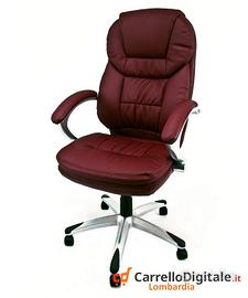 POLTRONA DA UFFICIO PRESIDENZIALE MODELLO ROGER