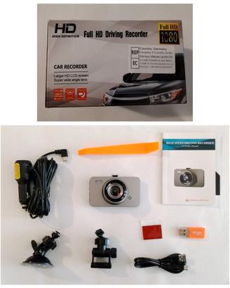 DASH CAMERA TELECAMERA PER AUTO DVR CAMERA