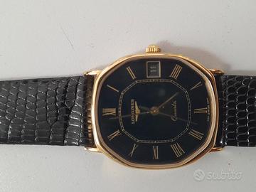 Orologio Longines Vintage Quarzo Anni 80 Quad nero