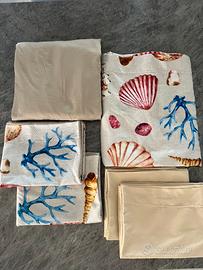 Completo letto matrimoniale mare microfibra