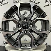 4 CERCHI IN LEGA PEUGEOT 1007 2008 207 208 da 15