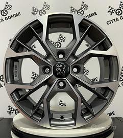 4 CERCHI IN LEGA PEUGEOT 1007 2008 207 208 da 15