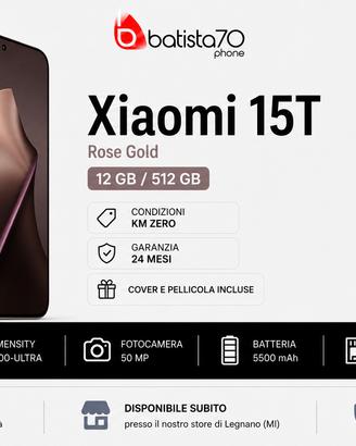Xiaomi 15T Rose Gold 12/512 GB