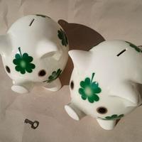 n.2 maialini salvadanaio W.Germany