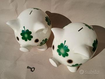 n.2 maialini salvadanaio W.Germany