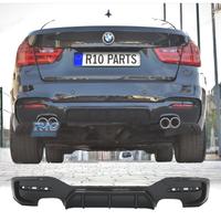 DIFFUSORE BMW F34 GT LOOK M PERFORMANCE NERO LUCID