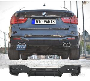DIFFUSORE BMW F34 GT LOOK M PERFORMANCE NERO LUCID