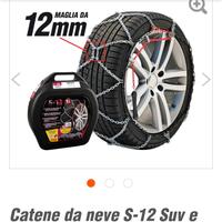 catene da neve per SUV nuove
