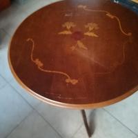 tavolino di legno ingresso altezza 70 circolare 10