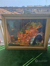 Quadro vintage a mezzo punto