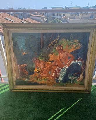 Quadro vintage a mezzo punto