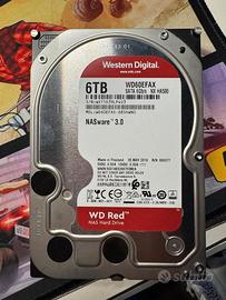 Hard disk HDD WD Red da 6TB