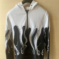 Felpa leggera con zip octopus