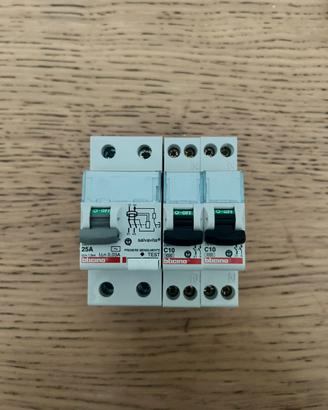INTERRUTTORI BTCINO SALVAVITA 25A + 2 MAGN. C 10