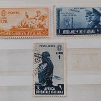 francobolli Colonia Africa orientale italiana
