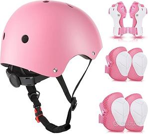protezione casco bici rosa
