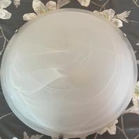 Plafoniera vetro satinato