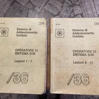 IBM- S/36 Manuali operatore-anni 80-90 Vintage