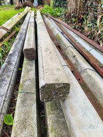 Pali in cemento per giardino