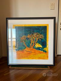 Serigrafia originale Schifano