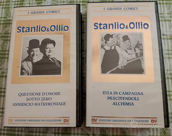 DUE VIDEOCASSETTE STANLIO&OLLIO