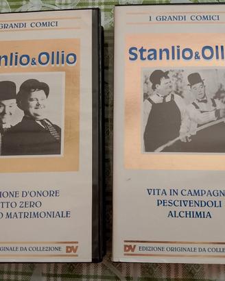 DUE VIDEOCASSETTE STANLIO&OLLIO