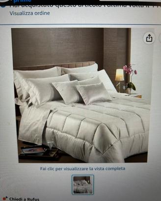 Trapunta  caleffi matrimoniale in raso di cotone