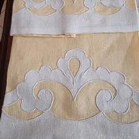 Coppia di asciugamani di lino