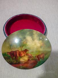 Scatola Portagioie "Pascolo " vintage