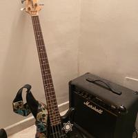 Basso yamaha amplificatore marshall