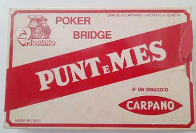 Carte da Poker PUNTeMES  Carpano 1980