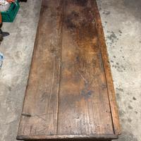 Cassapanca antica in legno massello