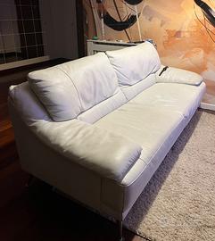 Divano Natuzzi in pelle usato ben tenuto