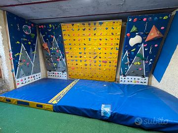 Parete e pannelli arrampicata