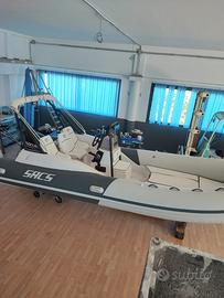Gommone sacs 6 MT completo Suzuki 140 CV
